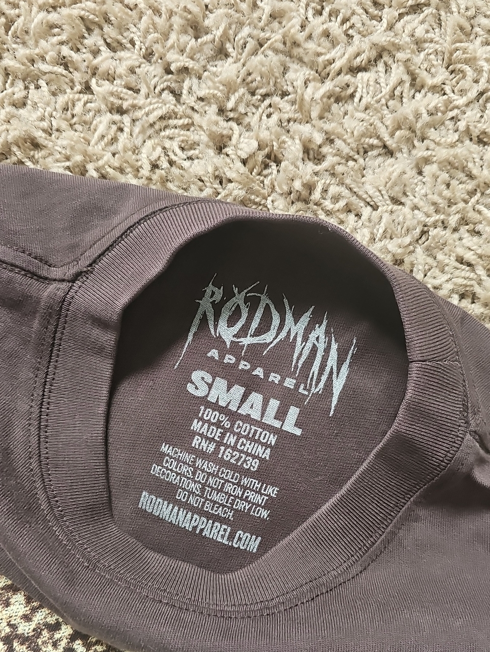 NWT Rodman Brand PacSun Dennis Headliner Graphic Tshirt Small Tee 100% Cotton - Picture 2 of 6